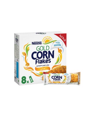 Gold Cornflakes Cereal Bar 8 x
