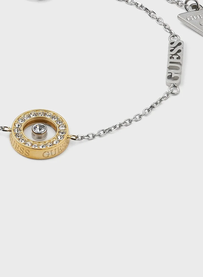 GUESS Pave Circle Bracelet