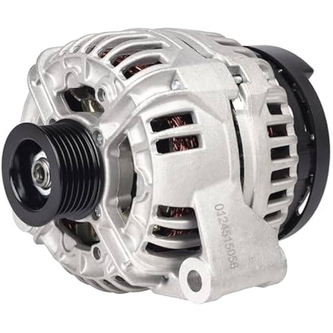 KUSATEC 13884N New Alternator Compatible with 2004-2008 Chrysler Crossfire;2001-2005 Mercedes-Benz C240 C32 AMG C320 CLK320 ML320 ML350 SLK320 SLK32 AMG; 12V 120A CW Replacement OE# 0124515056 - Image 1