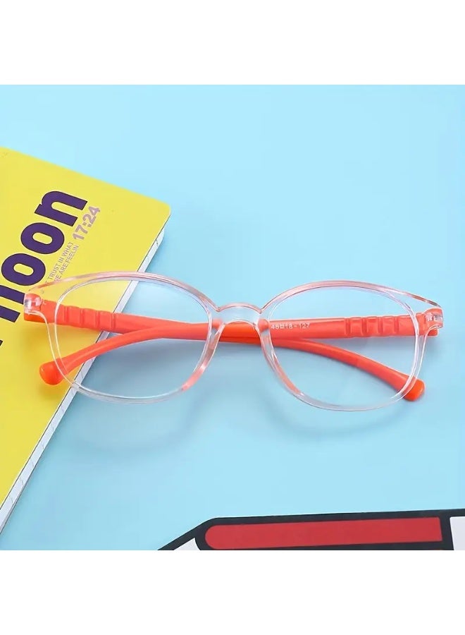 سينت هاوس زوج واحد من نظارات الكمبيوتر الجديدة فائقة الخفة للأولاد والبنات، نظارات زخرفية شخصية، نظارات عادية، نظارات زخرفية متعددة الاستخدامات (مع حافظة نظارات)، نظارات حجب الضوء الأزرق، نظارات طبية - Image 4