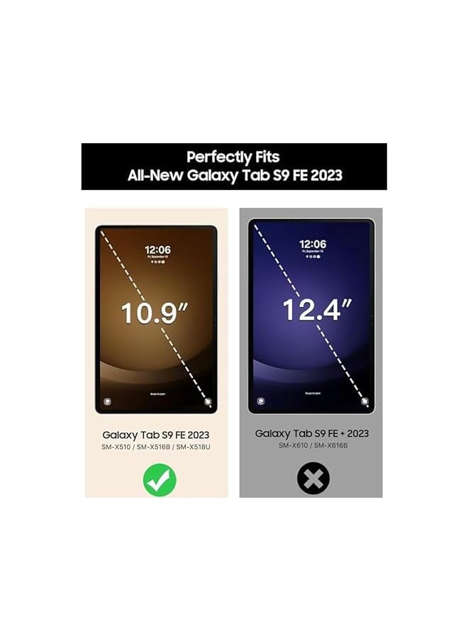 erorex - Case Compatible With Samsung Galaxy Tab S9 Fe 2023 Sm X510N Sm X516B Multi Viewing Angles Soft Tpu Back Slim Stand Protective Cover For Galaxy Tab S9 Fe 10.9 Inch Support Auto Wake Sleep - Image 1
