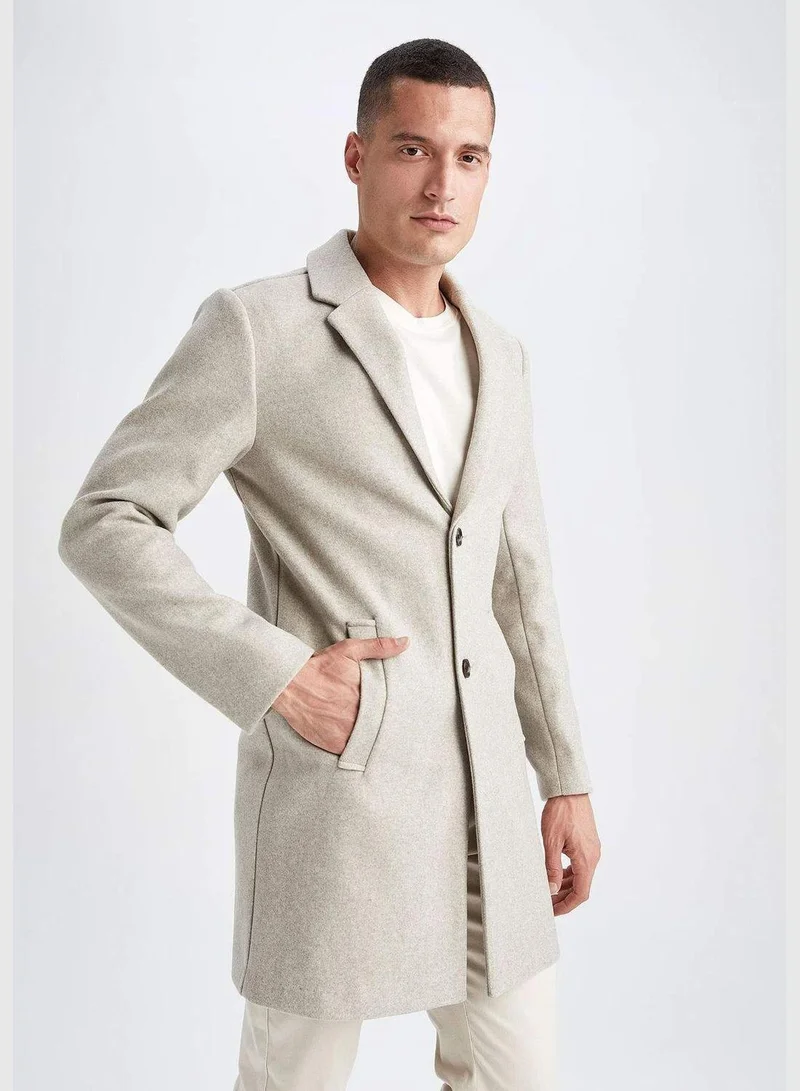 DeFacto Man Blazer Collar Coat