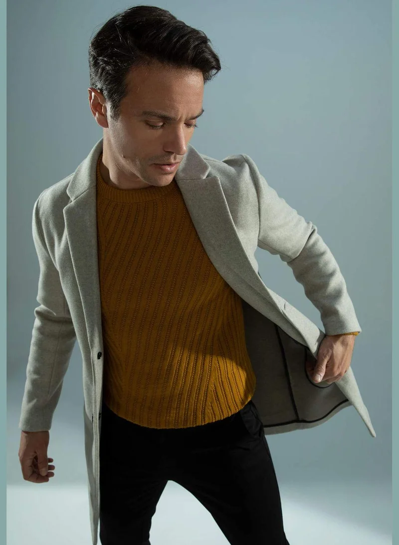 DeFacto Man Blazer Collar Coat