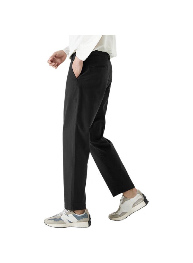 MARKLESS Casual Pants For Men, Summer Style, Breathable, Wrinkle-Resistant, Easy-Care, Straight-Leg Business Trousers 0820, Black-Second Generation, Size 30 - Image 3