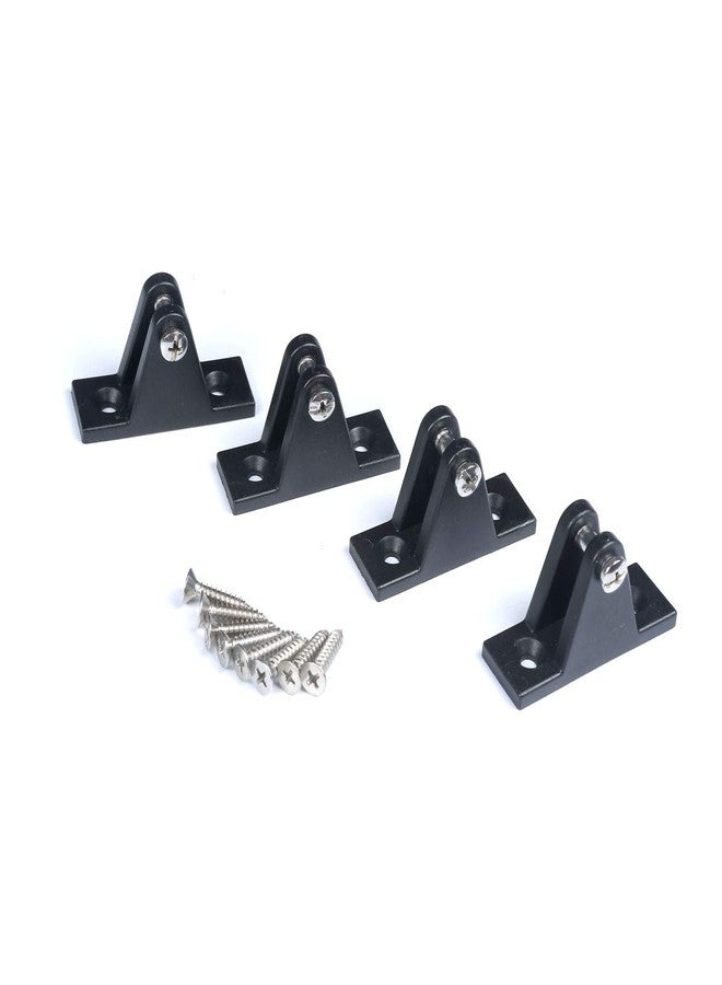 MX Bimini Top Deck Hinge, Flat Mount Boating Equipment with Screws(4PCS) - Image 4