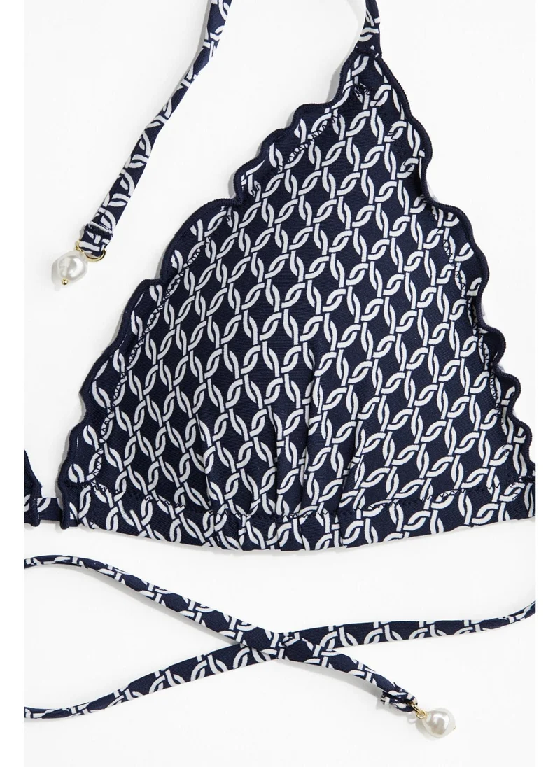 اتش اند ام صدرية بيكيني مثلث بدفع للأعلى