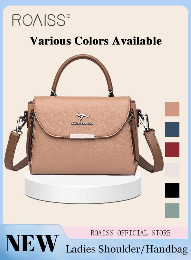 roaiss Women Shoulder Crossbody Bag Large Capacity Compact and Exquisite Women Handbag  - Image 1