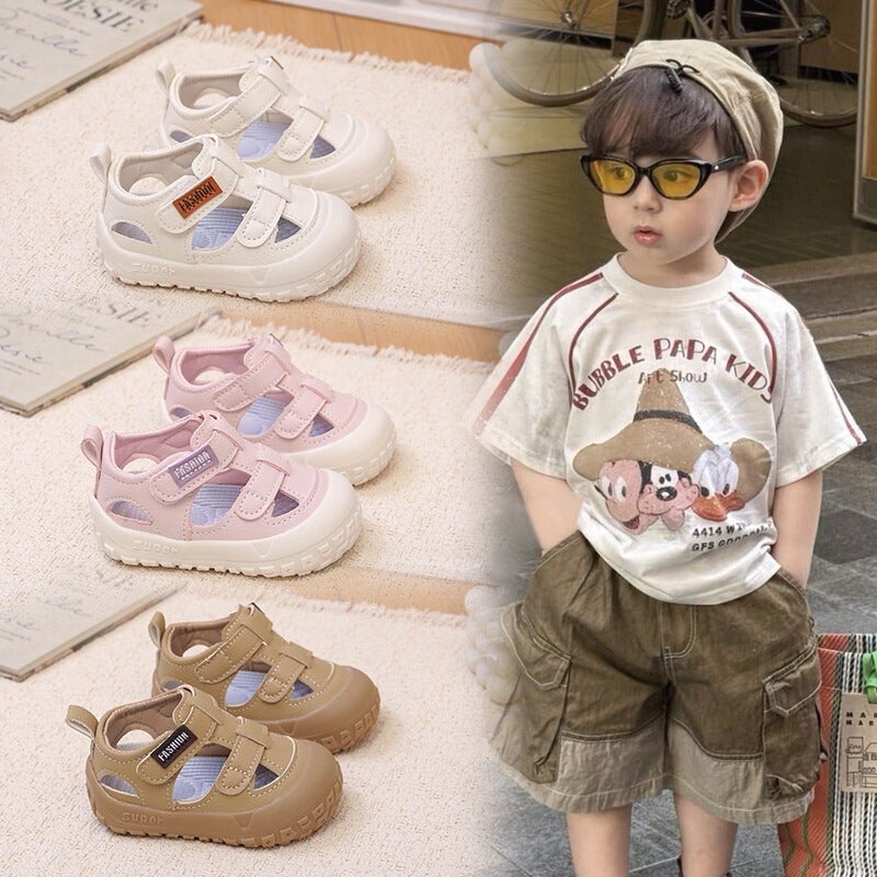 Mesh Sneakers Lightweight Flexible Sole Walking Shoes For Kids Indoor And Outdoor Activities - Image 3