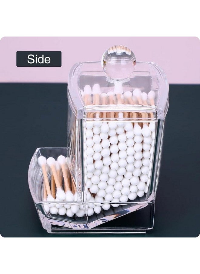 PARVY¬Æ New Acrylic Cotton Swabs Storage Holder Box- Transparent Makeup Case Cosmetic Container(1Pcs) - Image 4