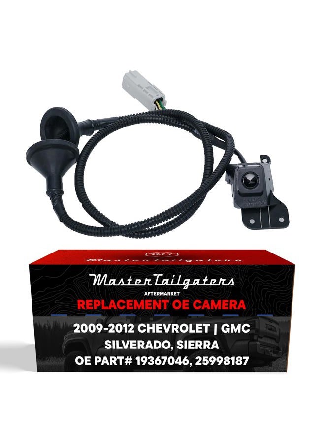Master Tailgaters Replacement for Backup Tailgate Camera for Chevrolet Silverado/GMC Sierra 2009-2012 Part# 25998187 - Image 1