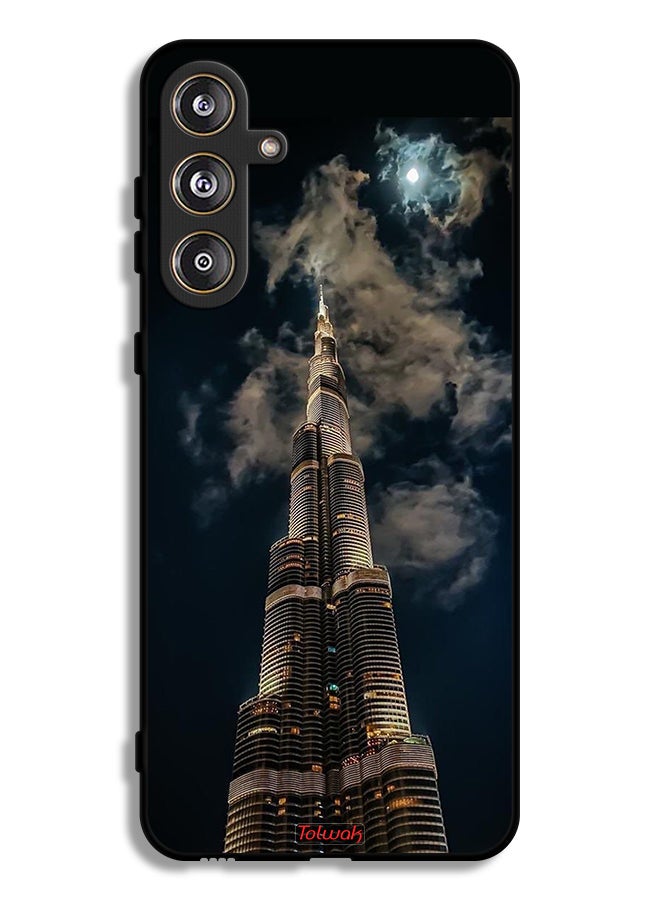 Tolwak Samsung Galaxy F55 5G Protective Case Cover Burj Khalifa In Night - Image 1
