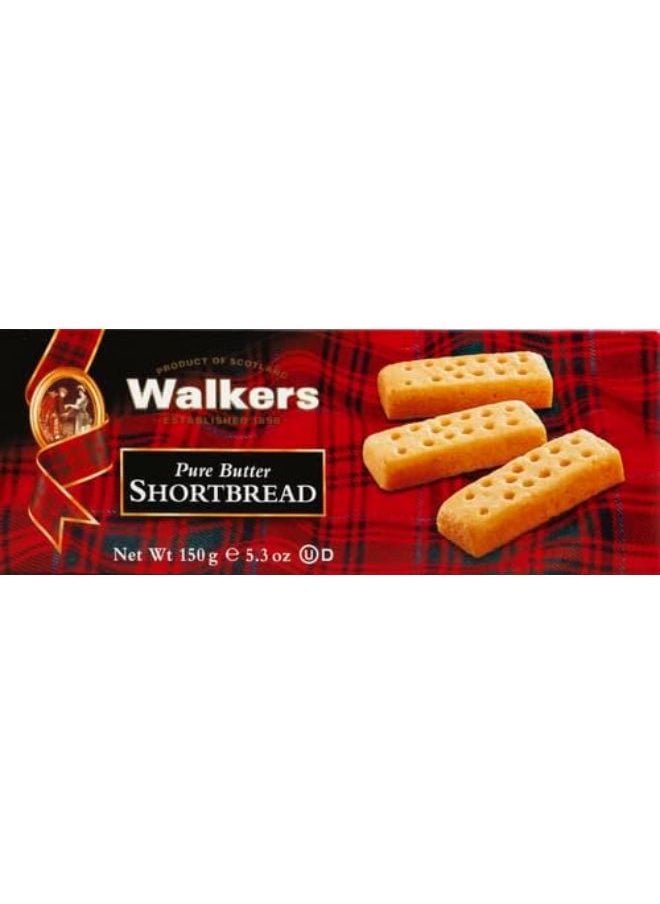 Walker's Pure Butter Shortbread Fingers 150g  - Image 2