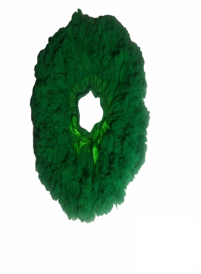 KuJee Green Color Baby Girl Soft Fluffy Tutu Skirt (Size 90 cm, Age: 1-2 yrs) - Image 4