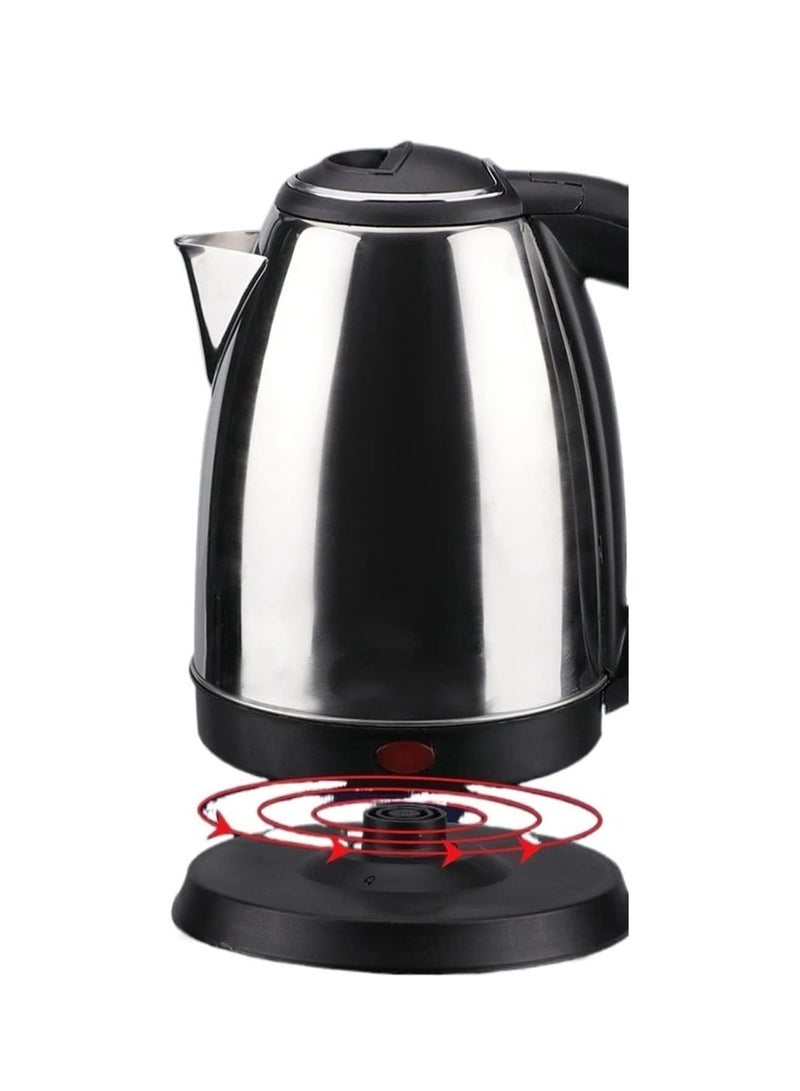 NEEHOON Biki Electric Kettle Set with 2 Ceramic Cups & Serving Tray 1200ml Kettle Capacity 1350W for Home & Hotel | Electric Kettle Model NH-37926 Color Black - Image 3