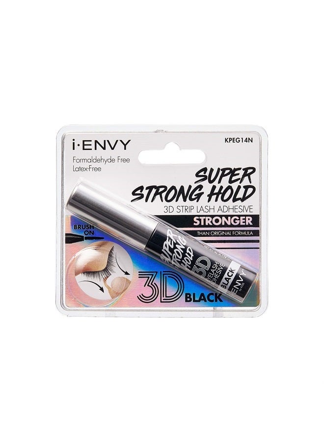 KISS لاصق رموش 3D أسود من i-Envy بواسطة Kiss قوي جداً - Image 1