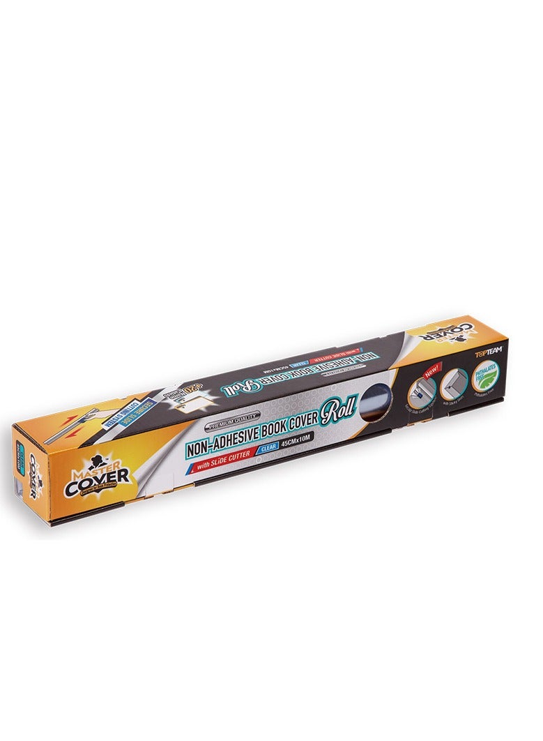 TOPTEAM Non-Adhesive Book Cover roll with slide cutter - Image 1