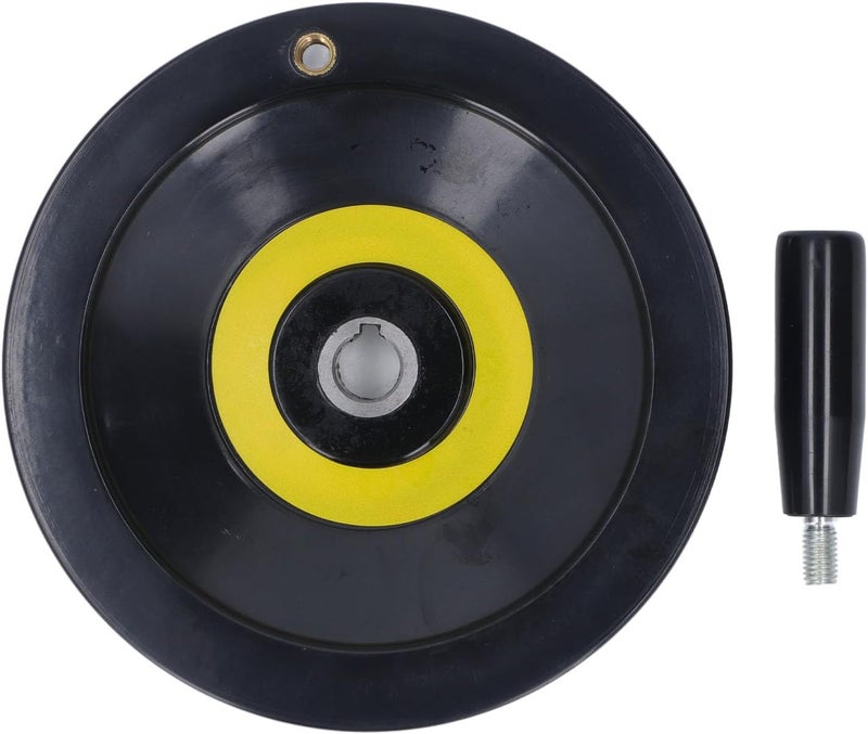 Revolving Handle Hand Wheel 18x200mm Engineering Plastic Lathe Hand Crank - Precise Control, Durable Wear - Design for Milling, Grinding & Machine Tools - Image 1