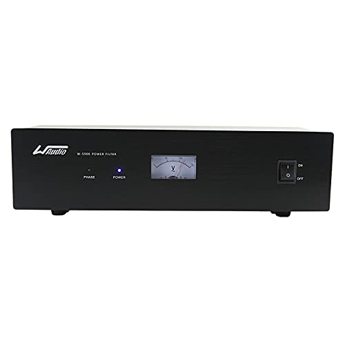 WAudio AC Noise Power Conditioner - Mains Purifier Audio Video Noise Filter Surge Protector with US Standard Sockets (Black) - Image 3