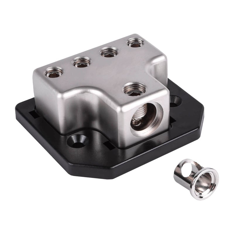 Skar Audio x1 0/4 Gauge Input to x4 4/8 Gauge Outputs Power Distribution Block (SK-DIST-BLK2) - Image 4