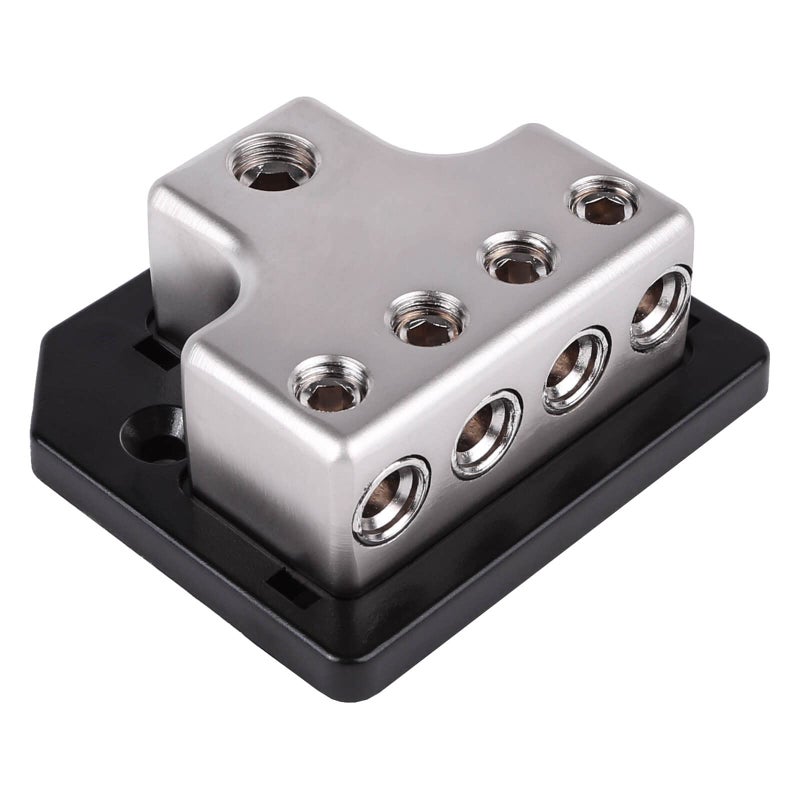 Skar Audio x1 0/4 Gauge Input to x4 4/8 Gauge Outputs Power Distribution Block (SK-DIST-BLK2) - Image 1