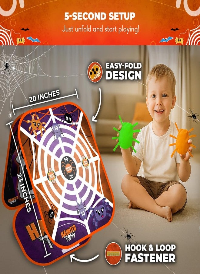 Swooc Games® - Haunted Toss™ | Halloween Games for Kids | 2-in-1 Bean Bag Toss Game | 5-Second Setup | Spooky Halloween Party Games for Kids | Fall Bean Bag Toss Cornhole | Carnival Party Activities - Image 3