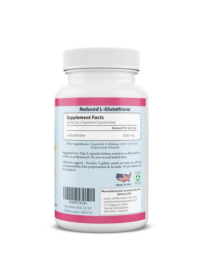 BeShiny - Skin Whitening Lglutathione Intracellular Antioxidant 1000Mg (60 Capsules) Skin Lightening - Image 1