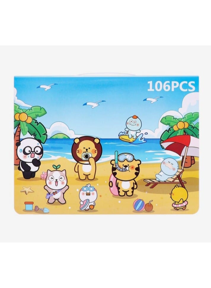 A color box with 106 colors for limitless creativity. - Image 1