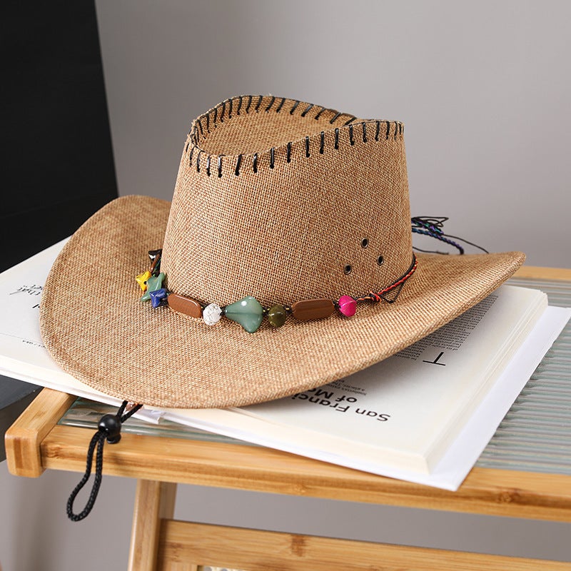 Gemstone Cowboy Hat  Riding Cap  Felt - Image 1