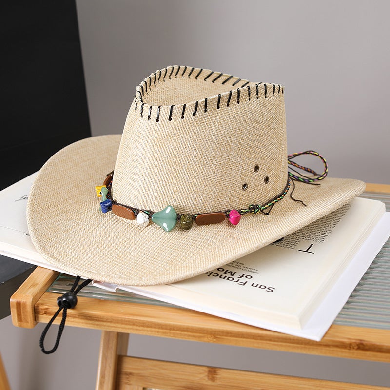 Gemstone Cowboy Hat  Riding Cap  Felt - Image 3