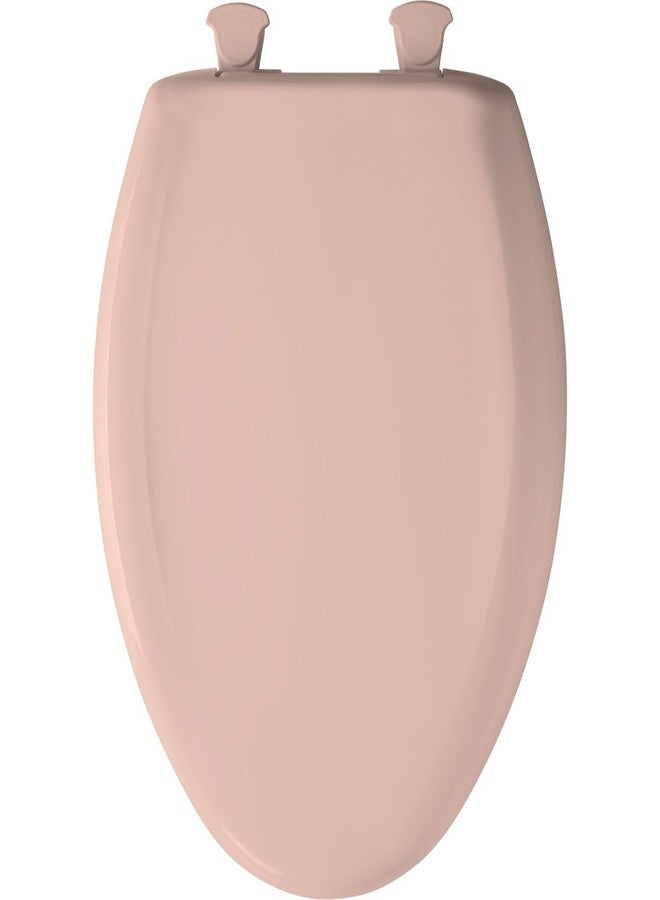 Bemis 1200SLOWT 443 Toilet Seat, Slow-Close Elongated Closed Front Plastic w/Easy-2-Clean Hinges - Blush - Image 4