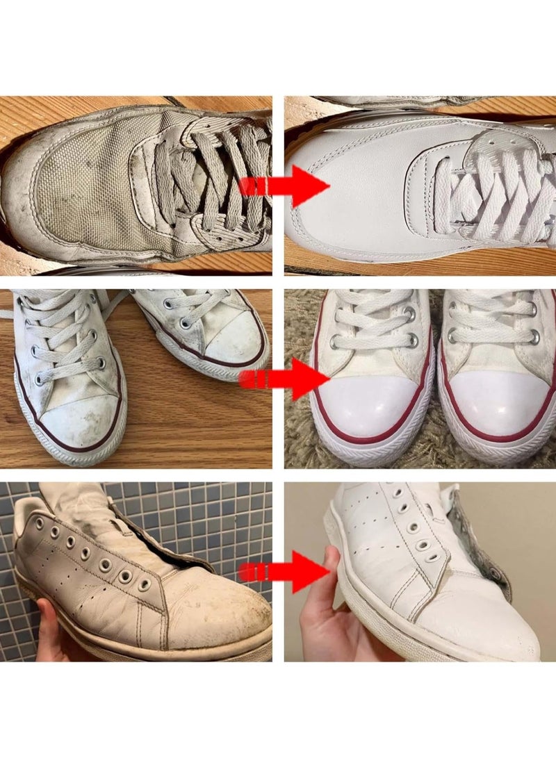 ياميم كريم منظف الأحذية البيضاء متعدد الوظائف مع إسفنجة، تنظيف متعدد الوظائف، صيانة الاصفرار، تبييض - Image 3