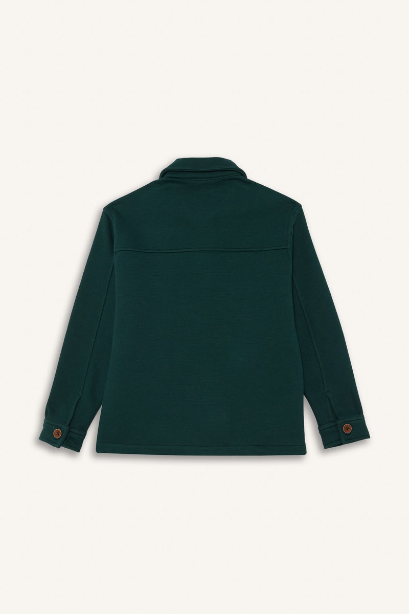 ديفاكتو كارديجان اولادي قصة عادية بياقة قميص - Image 3