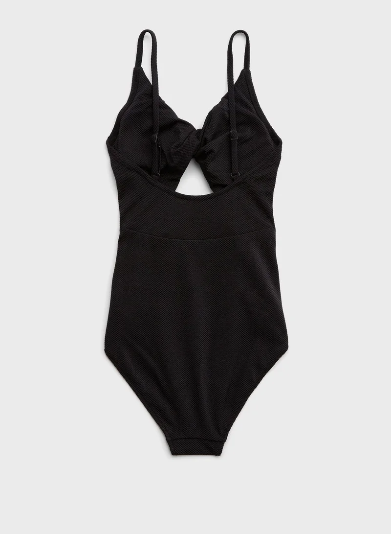 Aerie Cut Out Detail Swimsuit