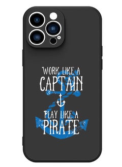 Protective Slim Fit Case Liquid Silicone Cover with Full Body Protection Anti-Scratch Shockproof Case For iPhone 12 Pro Max Black  - Work like a Captain white copy