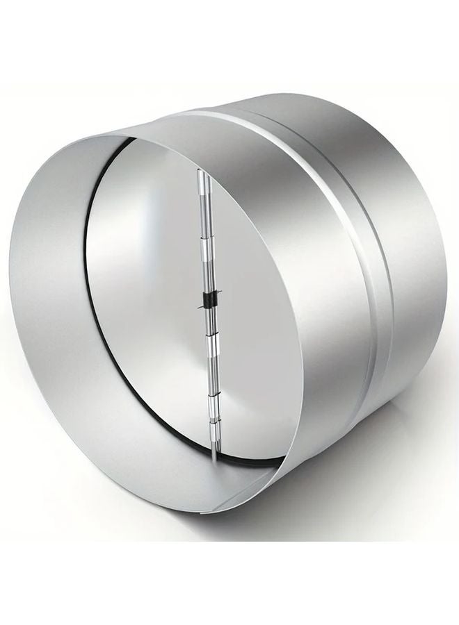 6 Inch 100mm Galvanized Check Valve Backdraft Damper One Way Airflow Vent Backflow Preventer - Image 2