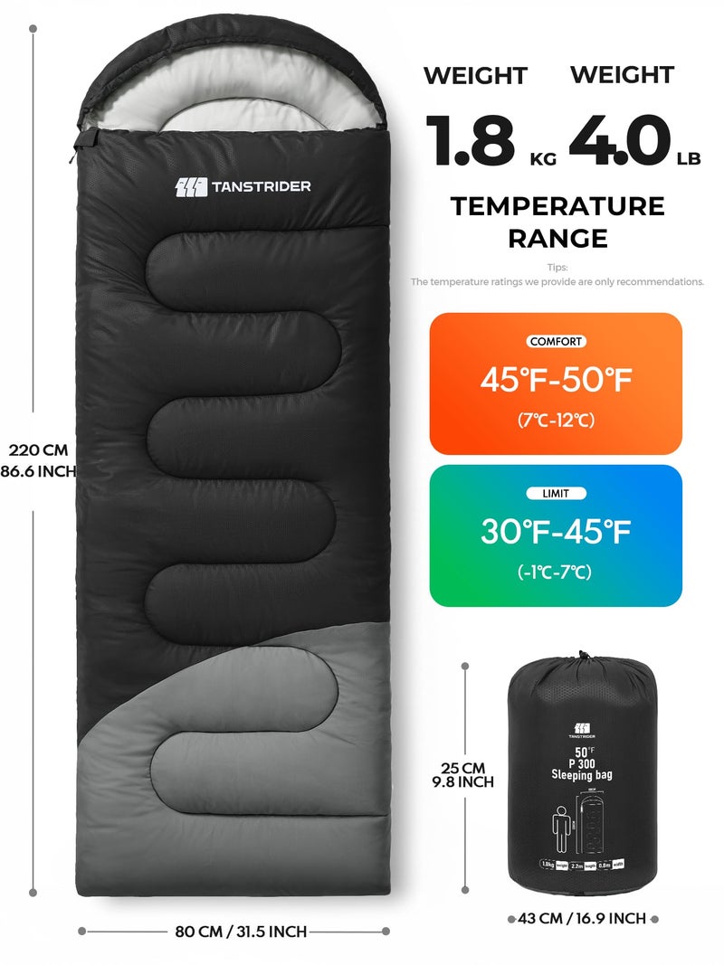 TANSTRIDER Sleeping Bags for Adults Warm Weather,3lb Backpacking Compact Lightweight Camping Sleeping Bag with Compression Sack for Kids,Camping Essentials Gear for Hiking,Travel,Climb,Outdoor, Indoor - Image 2