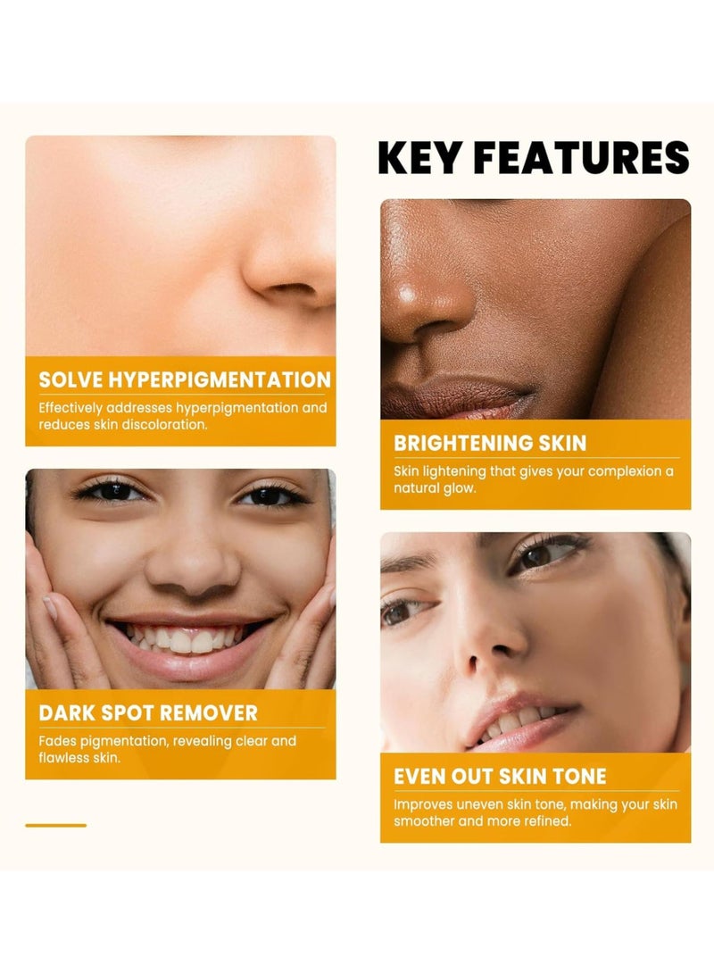 ORTUK Turmeric Soap Bar for Dark Spots, Natural Turmeric Soap for Face Skin Care, Brightens Skin & Evens Tone, Fights Acne & Blemishes, Reduces Dark Spots & Scars, Anti-Aging, Underarms, Intimate Areas 250g - Image 3