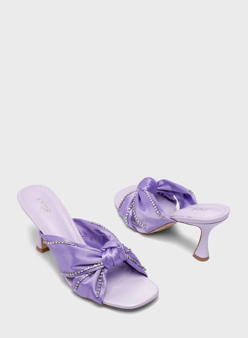 FYOR Knot Strap Sandals