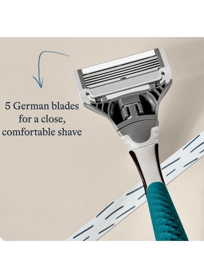 Harry's - Winston Chrome Razor Handle, 1 Handle and 1 Razor Blade Refill - Image 5