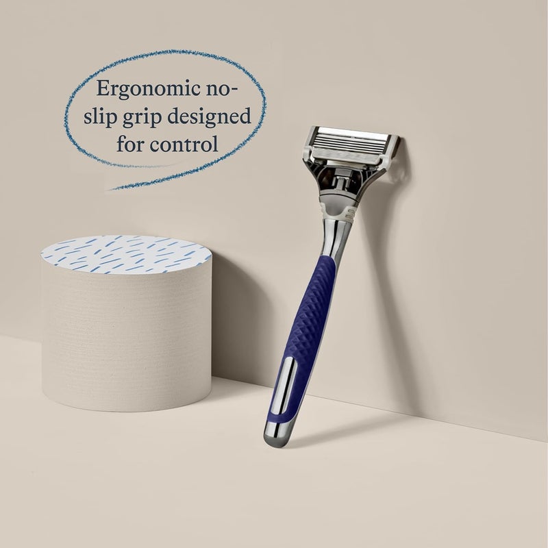 Harry's - Winston Chrome Razor Handle, 1 Handle and 1 Razor Blade Refill - Image 3