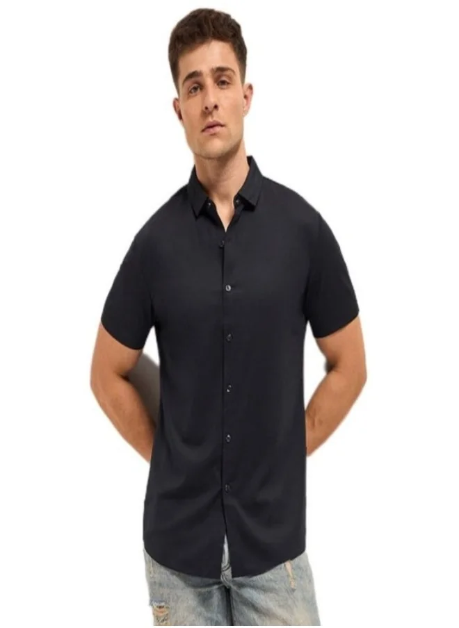 THE BEAR HOUSE Men's Shirt for Casual and Formal Wear | Classic Button-Down Style for Office, Daily Use, Travel, Events & All-Season Outfits | Versatile & Stylish Wardrobe Essential for Every Occasion
