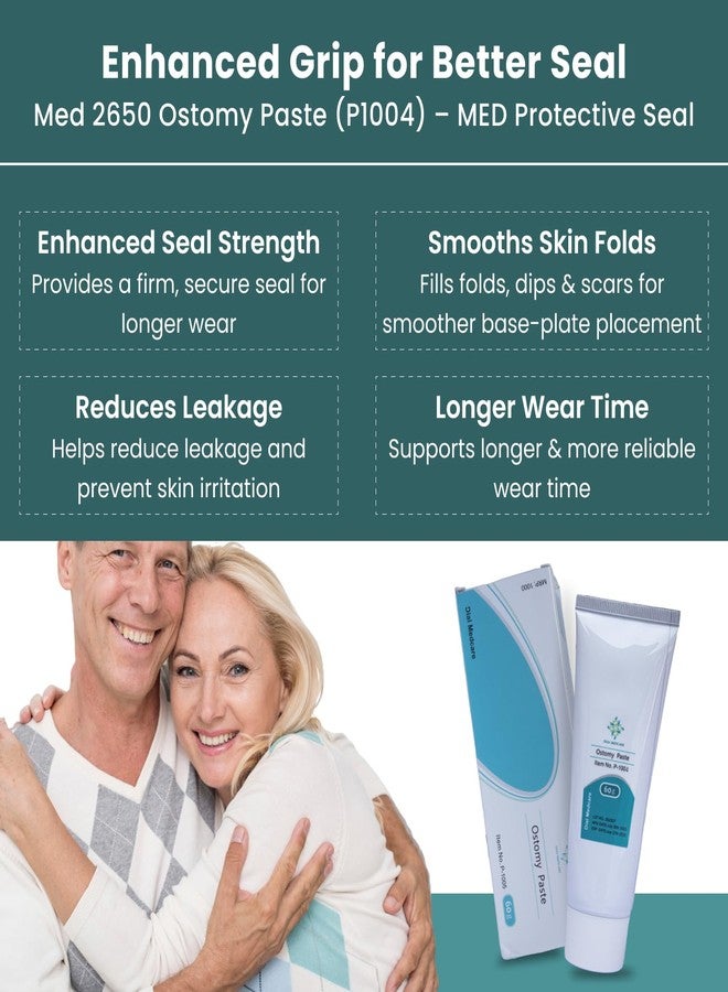 MED P 1004‑2650 Stoma Paste 60 g - Leak Guard Seal for Colostomy, Ileostomy, Urostomy - Image 2
