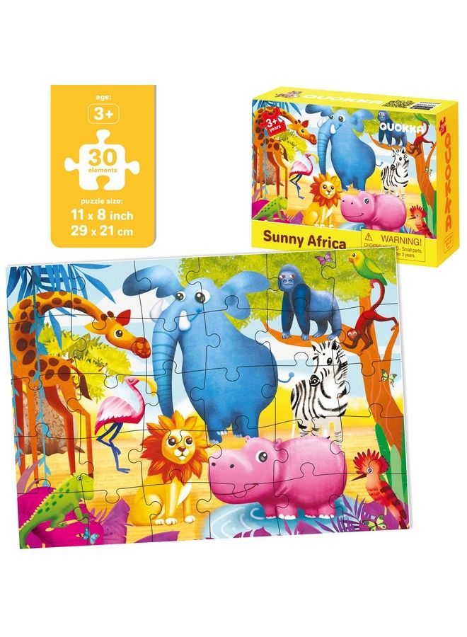 quokka ألغاز للأطفال من عمر 35 بواسطة كواكا 4 × 30 قطعة ألغاز للأطفال من عمر 24 تعليم الحيوانات ألغاز للأطفال من 48 سنة ألعاب تعليمية للأولاد والبنات - Image 3