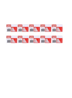 Sax Sax233  Paper Clips  no 233 - 10 Boxes x 100 Pieces - 30mm -1000 pcs  - Image 1