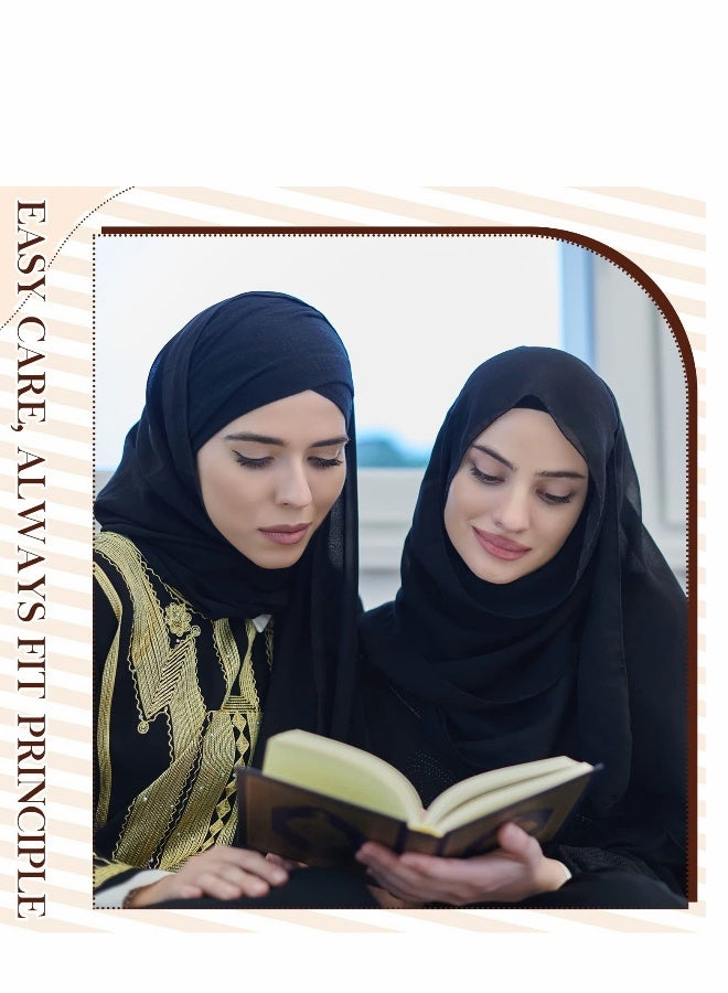 شيلة شيفون ناعمة للنساء مع غطاء تحتية قابلة للتعديل - متوفرة بألوان متعددة للحصول على مظهر فوري - Image 5