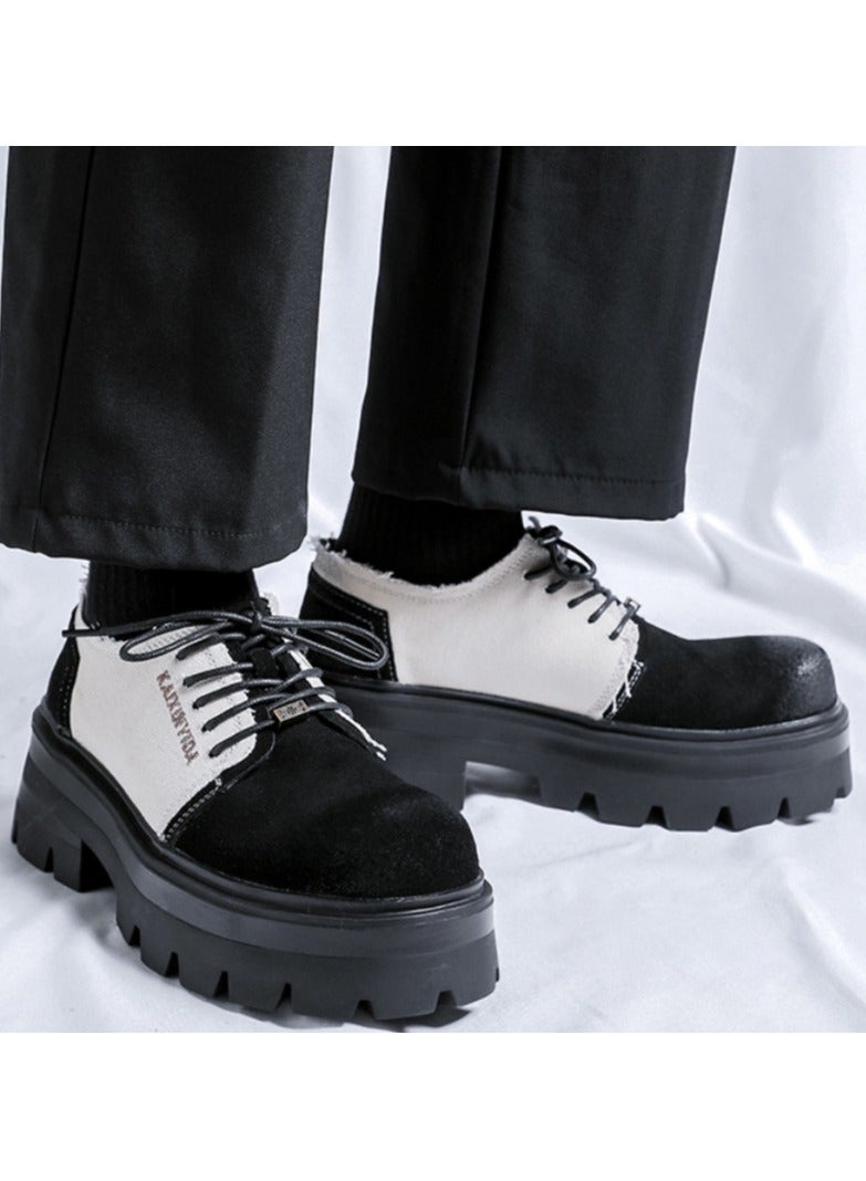 Warrior Versatile Retro Casual Leather Shoes  - Image 4