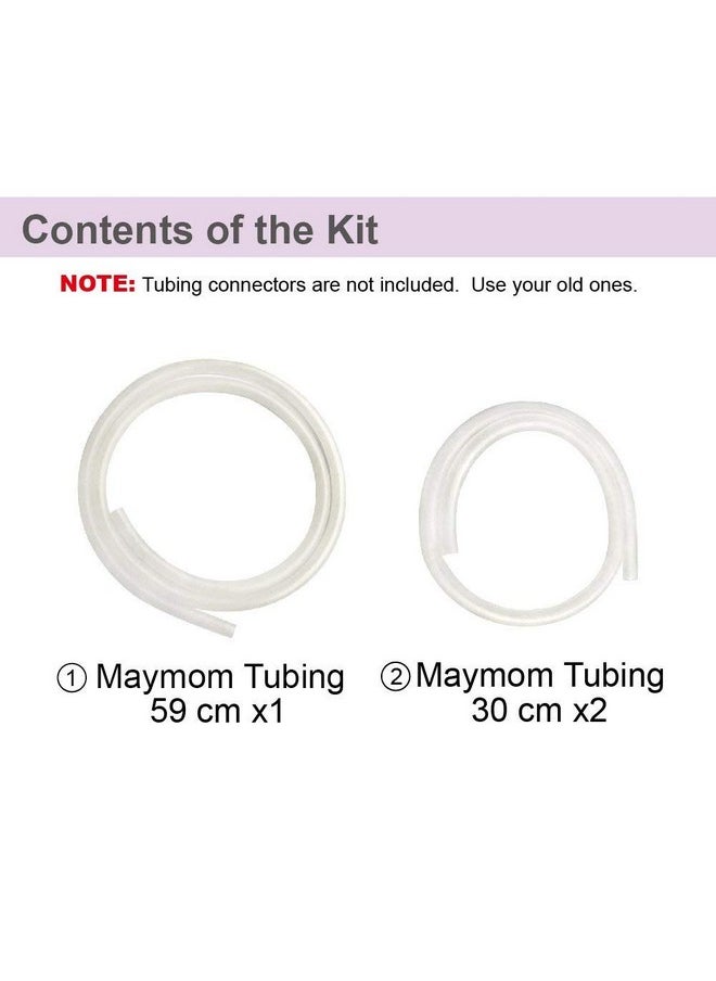 Maymom Tubing Compatible With Lansinoh Breastpump Not Original Lansinoh Pump Parts Replace Lansinoh Tubing. Work With Lansinoh Signature Prolansinoh Smartpump  - Image 3