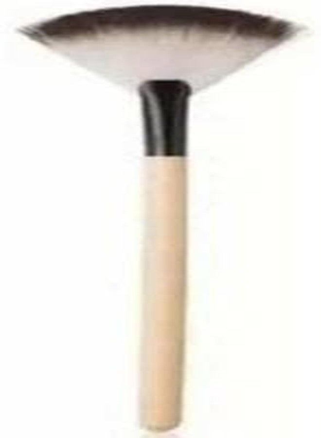 SUNISA 1 Light Weight Beige Slim Fan Makeup Highlighter Cosmetic Makeup Brush for Womens and Girls - (Pack of 1) - Image 2