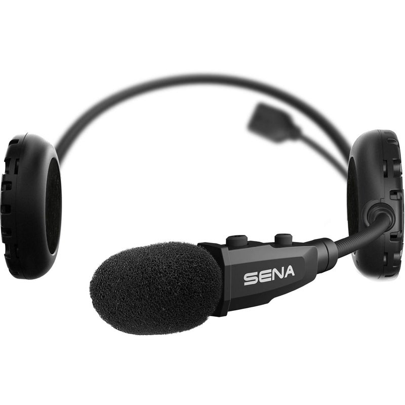 Sena 3S Plus Boom Motorcycle Bluetooth Headset Black