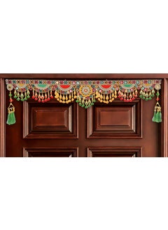 JACK LAWRENCE Plastic Beads Bandarwal for Door Traditional HangingBandarwal Set for Doors Design 33 45 Inches 